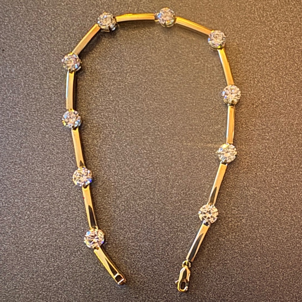Vintage 14Kt Gold Bar Bracelet 4 Grams